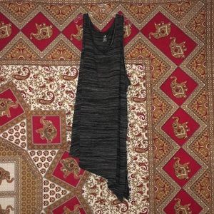 H & M Grey Asymmetrical Sports Top